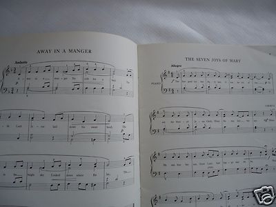 AT CHRISTMASTIDE FOR PIANO WITH WORDS Easy Beginner BOSWORTH LONDON 1963