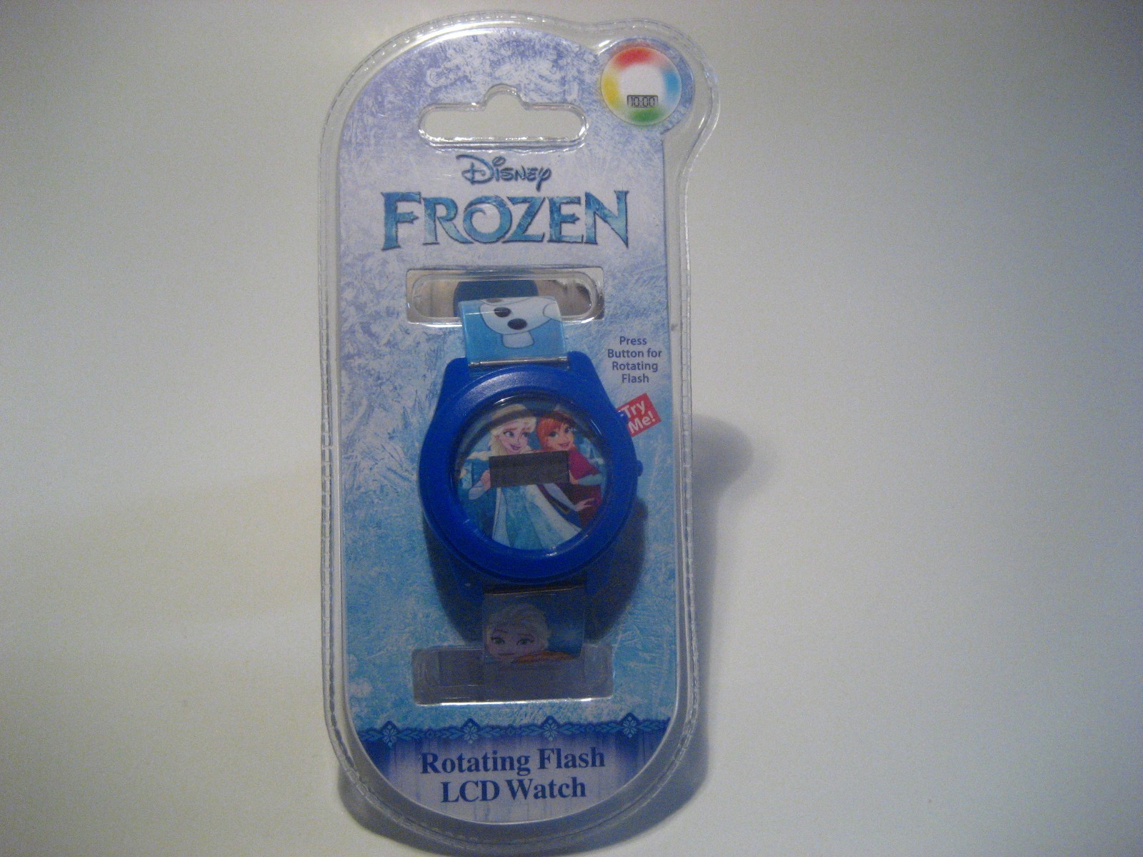 UPC 030506433415 product image for Frozen Disney Movie Children's Watch Lcd Rotating Flash Blue | upcitemdb.com