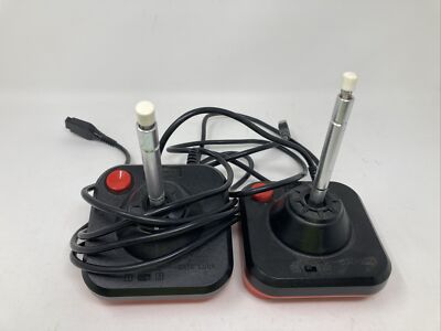 Vintage WICO Atari/Commodore Command Control Controller Arcade Joystick Lot Of 2