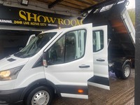 2022 Ford Transit 2.0 EcoBlue 130ps CREW-CAB DROPSIDE TIPPER Dropside Tipper Die
