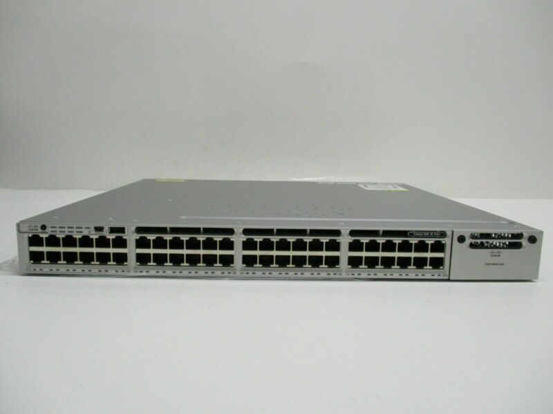 Cisco Catalyst Ws-c3850-48p-e Switch 48 Port Gigabit Poe+ 715w - 1 Year Warranty