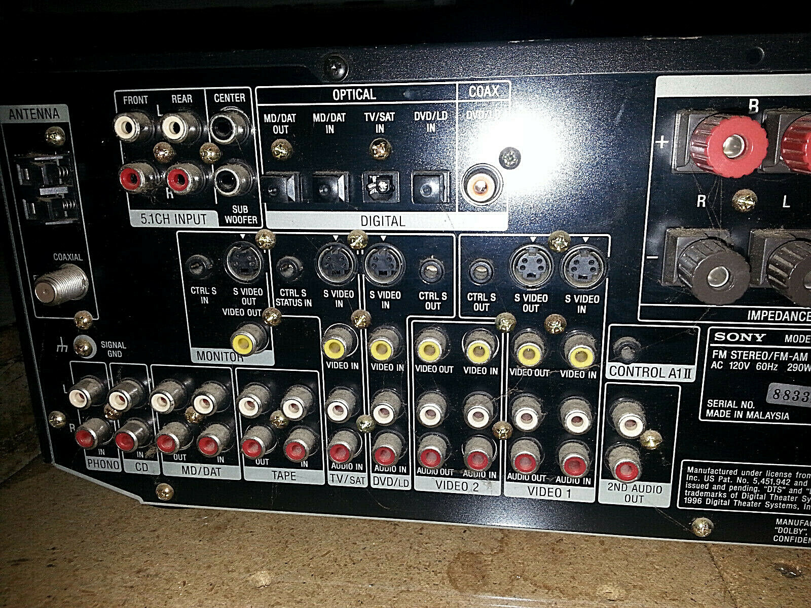 Sony STR-DE945 Stereo Surround Receiver only
