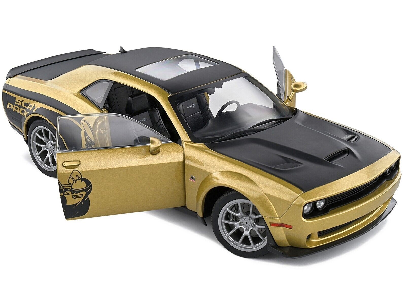 ジャンク 1/18Dodge Challenger 1/18 Dodge Challenger R/T Scat Pack Widebody Hellraisin 2022
