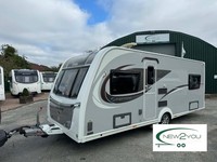 2018 Elddis Supreme 574 - 4 Berth FIXED SINGLES Caravan - STOCK E154