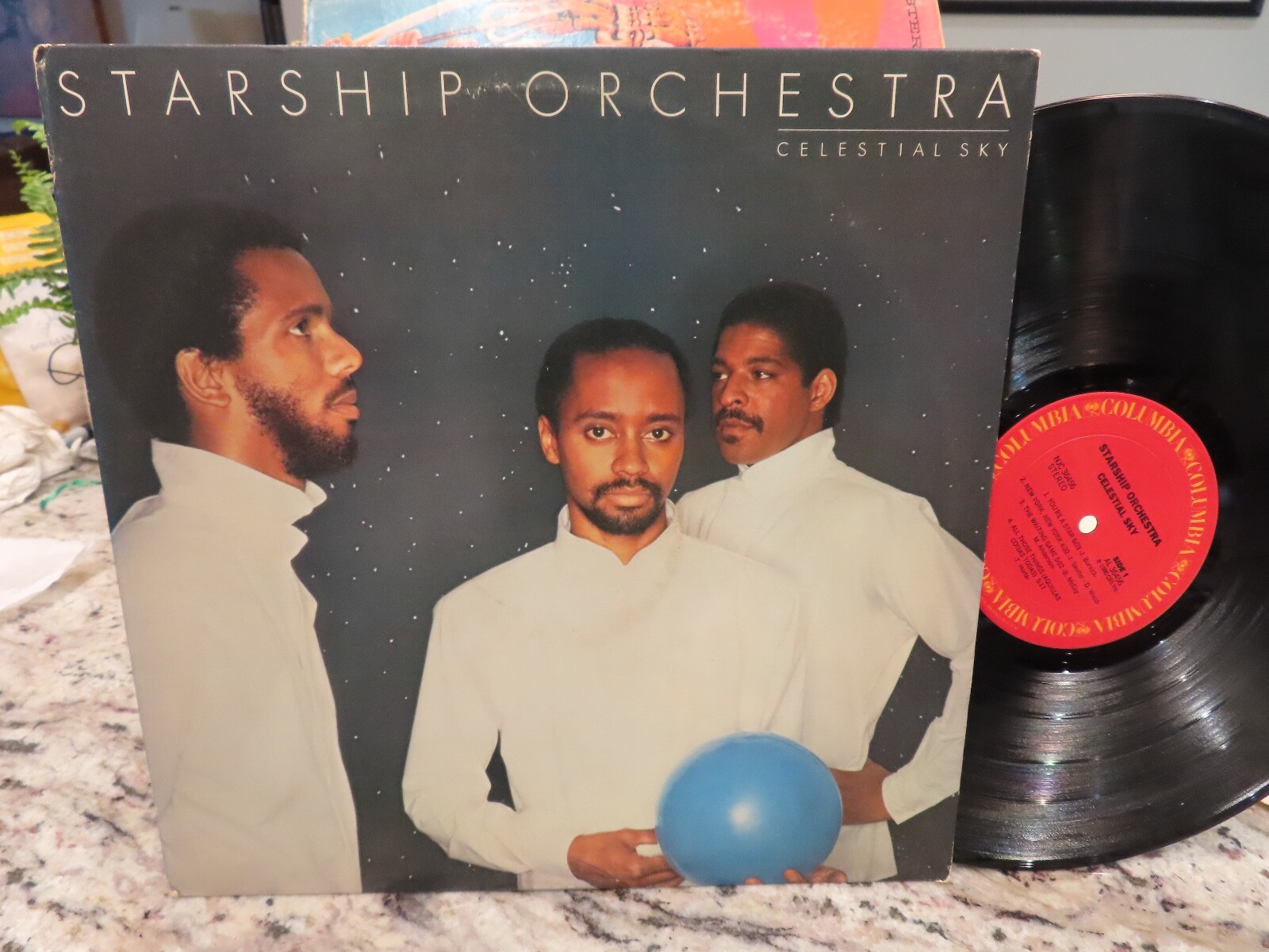 STARSHIP ORCHESTRA CELESTIAL SKY LP Columbia 1980 disco funk STARSHIP ORCHESTRA CELESTIAL SKY LP Columbia 1980 disco funk
