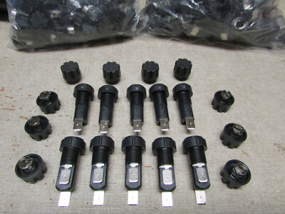 10 Ten Littelfuse 3AG 250V 20A Panel Mount Fuse Holder Cover Knob 342104 342838