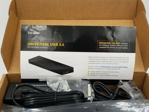 Targus USB 3.0 SuperSpeed Dual Video Docking Station  ACP70USZ