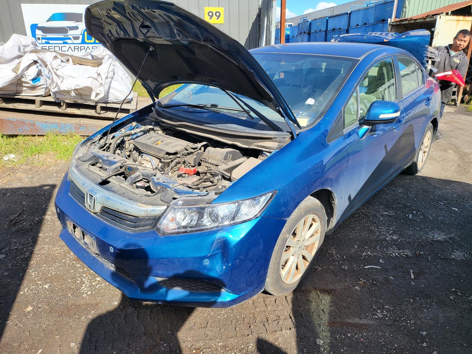 Honda Civic Left Rear Door Window Regulator 9th Gen 02/2012-04/2016 - thumbnail 8