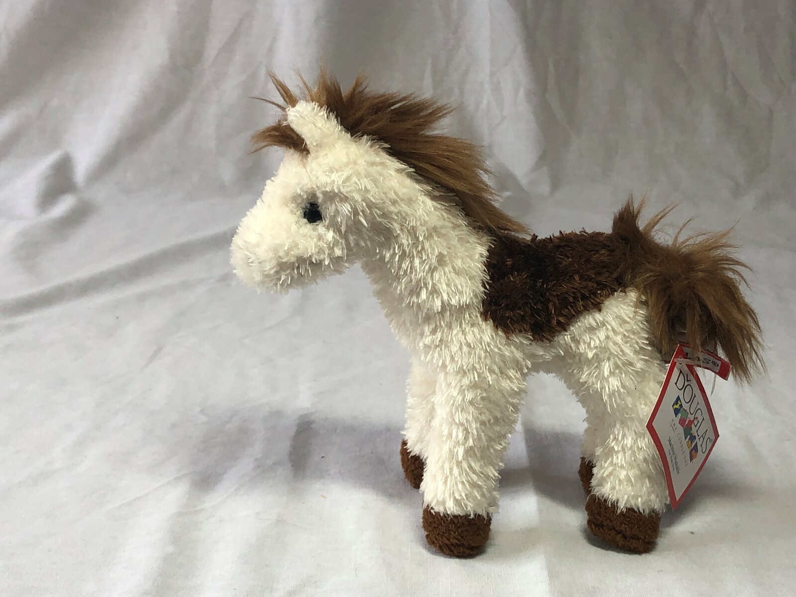 Montana Brown & White Horse Lil' Nugget by Douglas Cuddle Toys, about 6/12