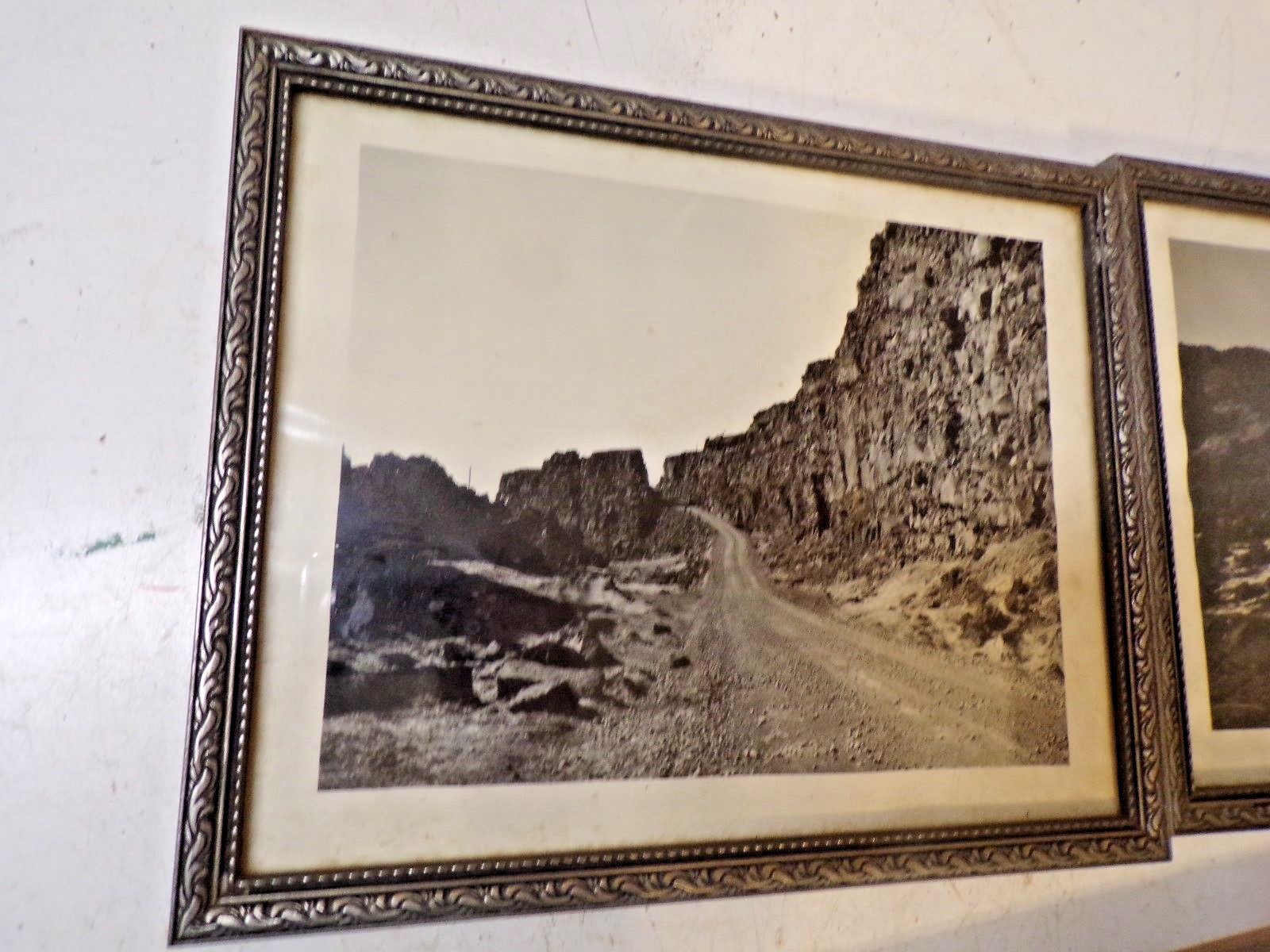 3 Framed Photographs 1943 Iceland WWII Photographs by Lewis Carroll Hendrix