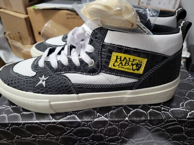 Vans x Carpet Company Skate Half Cab | Mens Sz 12 | Black Croc Embossed Leather