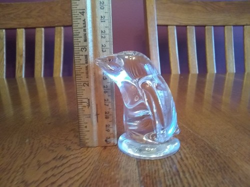 Nice Julia Poland Lead Crystal Signed Penguin Figurine