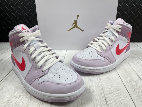 denden☆ W Sz 11-New Nike Air Jordan 1 Mid 'Valentine's Day' (2022