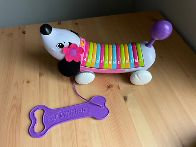 LeapFrog Alphapup Leap Frog Alphabet Letters Learning Talking Toy Dog Pink