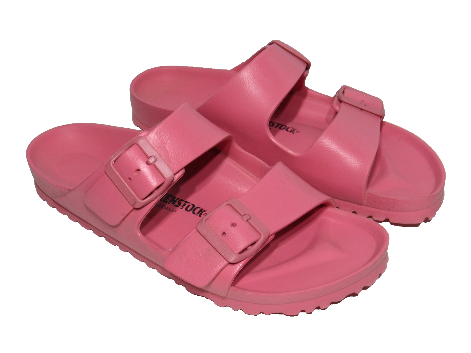 Birkenstock Sandals Buckle Straps Birk Pink Foam Slippers