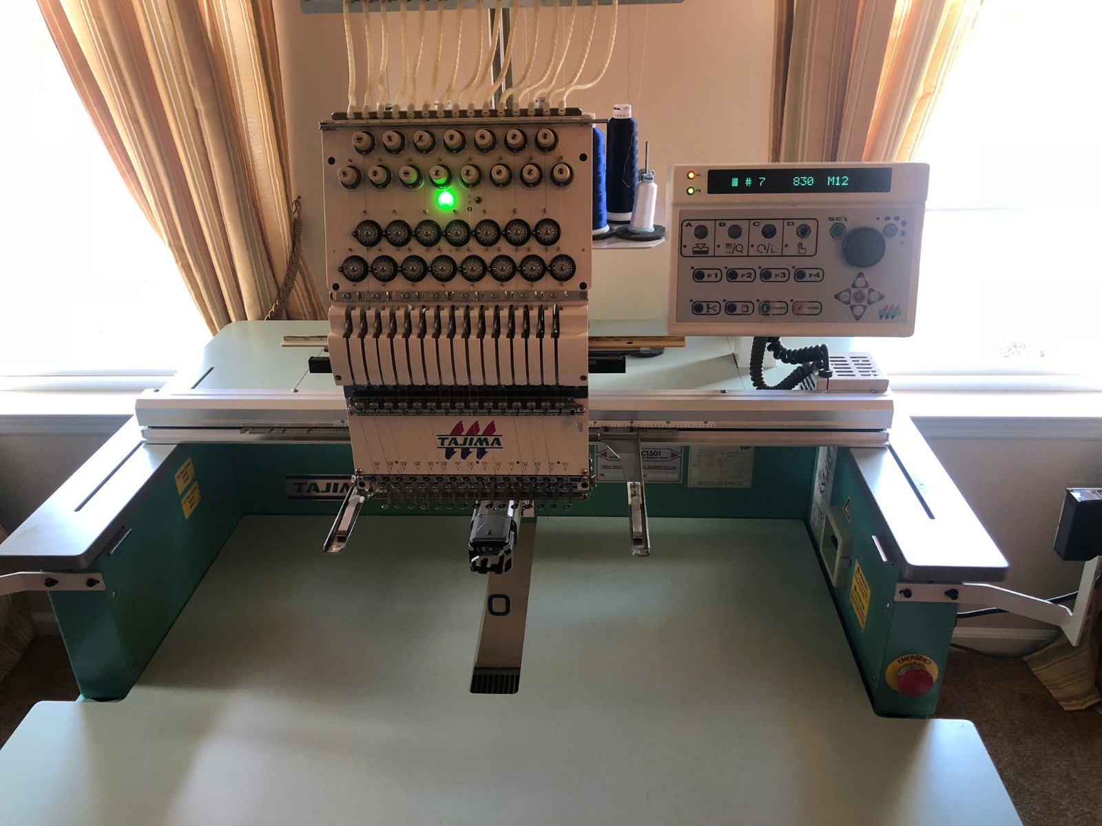 Tajima Single Head Embroidery Machine TEHX-C1501