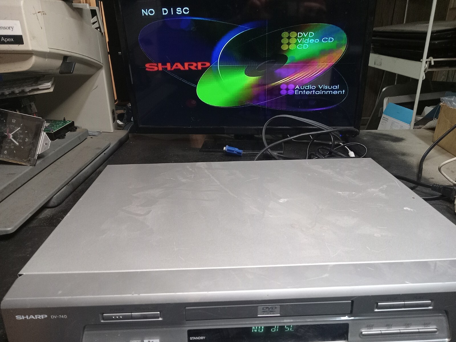 Tested! Pic Proof! Sharp DV740U DVD Video Player | eBay