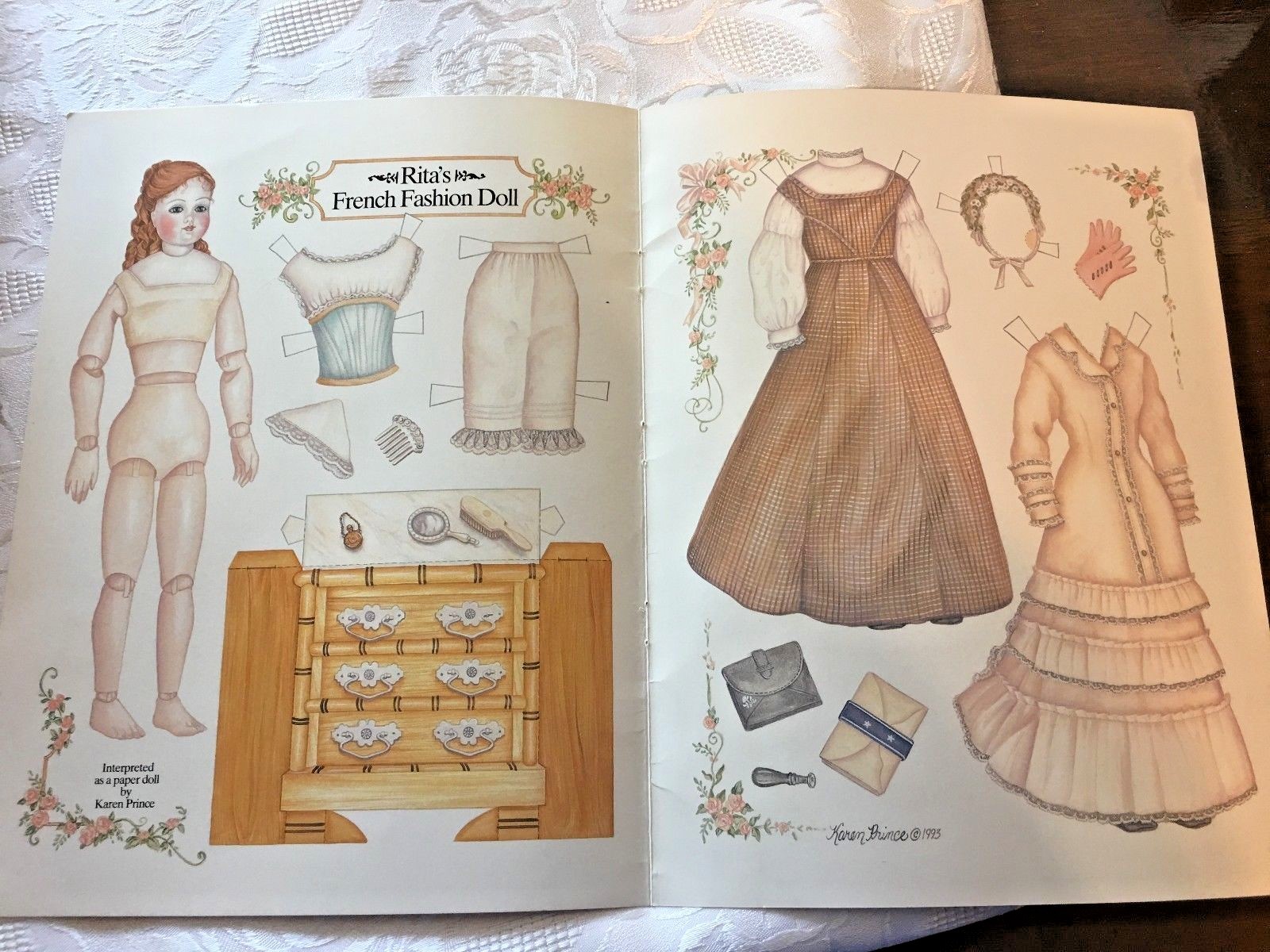 Lot of 10 UNCUT Paper Dolls Tierney Johnston Karen Prince Elvis Shirley Temple