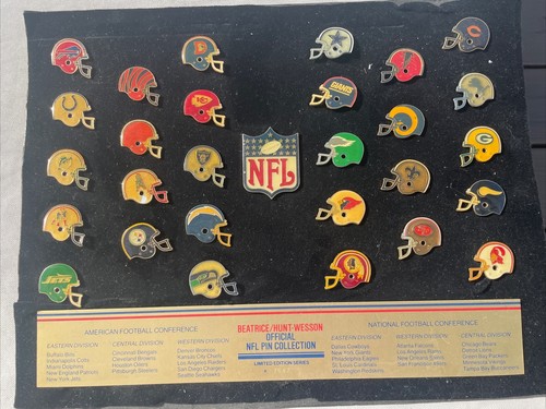 う*ー様 NFLチームヘルメットピンバッジコレクション1984/1985s う*ー様 NFLチームヘルメットピンバッジコレクション1984/1985s