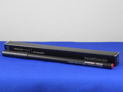 bareMinerals Stement Under Over Lip Liner GENIUS Deep Fuchsia Lipliner FS NIB