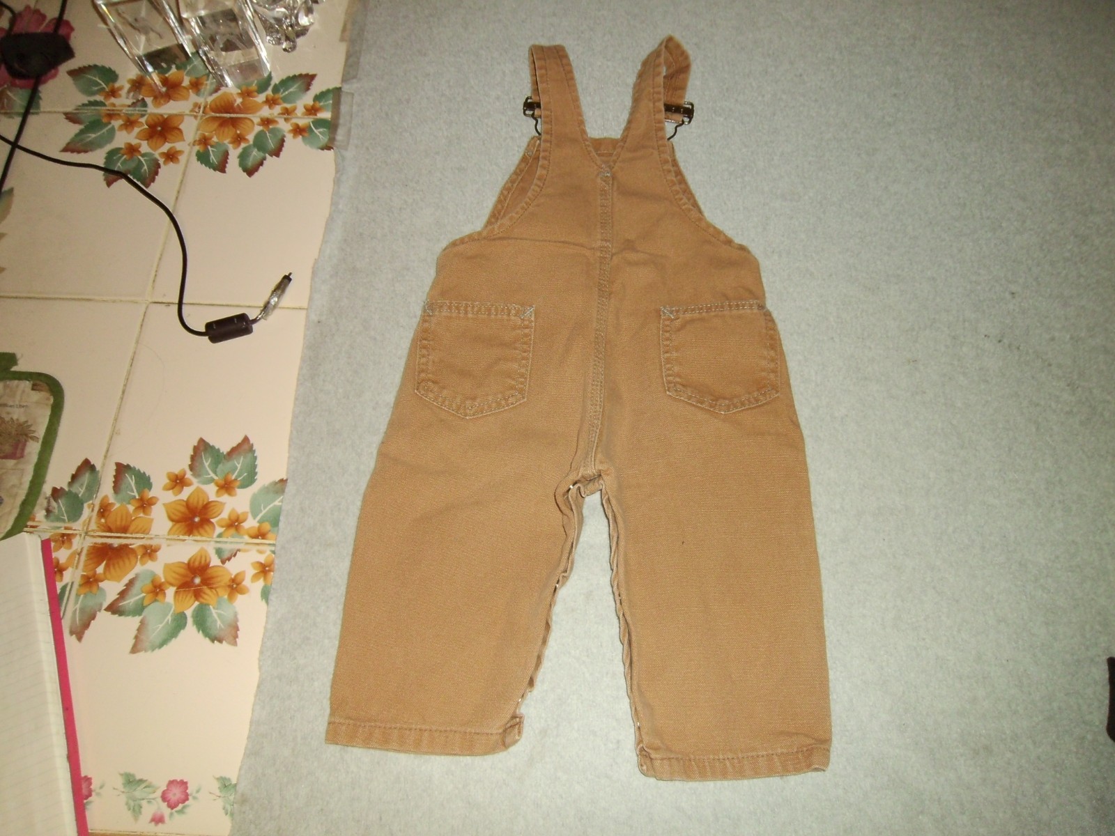 BABY BOYS TODDLER INFANT CARHARTT DUCK CANVAS OVERALLS COVERALLS BIBS PANTS
