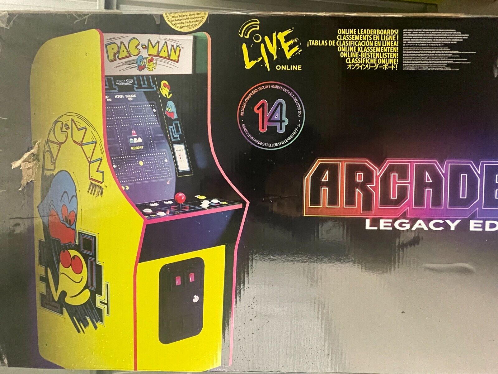 Arcade1Up PAC MAN Bandai Namco Entertainment LEGACY EDITION Arcade1Up PAC MAN Bandai Namco Entertainment LEGACY EDITION
