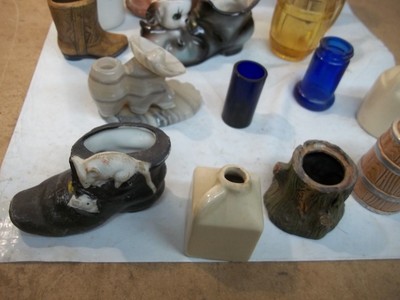 Collection of 19 Vintage Toothpick Holders