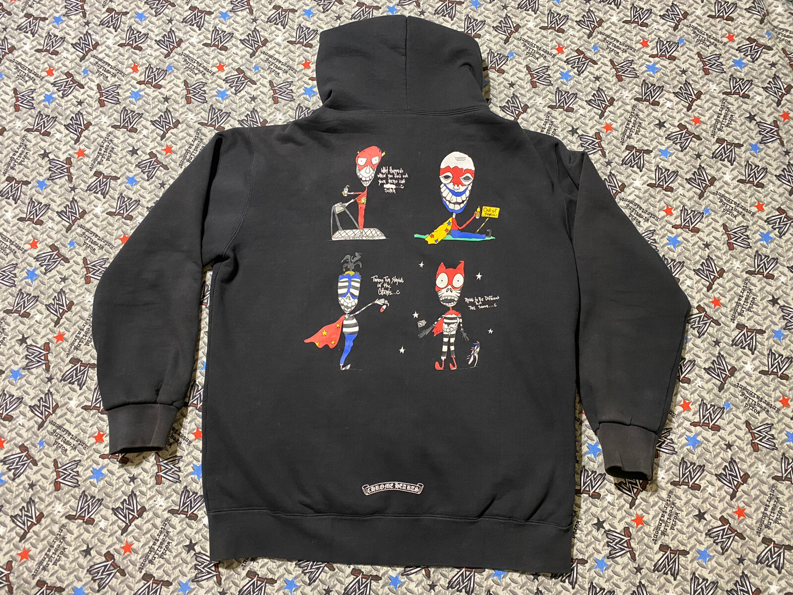 Chrome Hearts Authentic x Matty Boy Hoodie Tops Sweater Zip Chrome Hearts Authentic x Matty Boy Hoodie Tops Sweater Zip