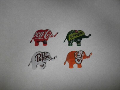 ELEPHANT Christmas Ornament Handmade With A Recycled Aluminum Can You Choose