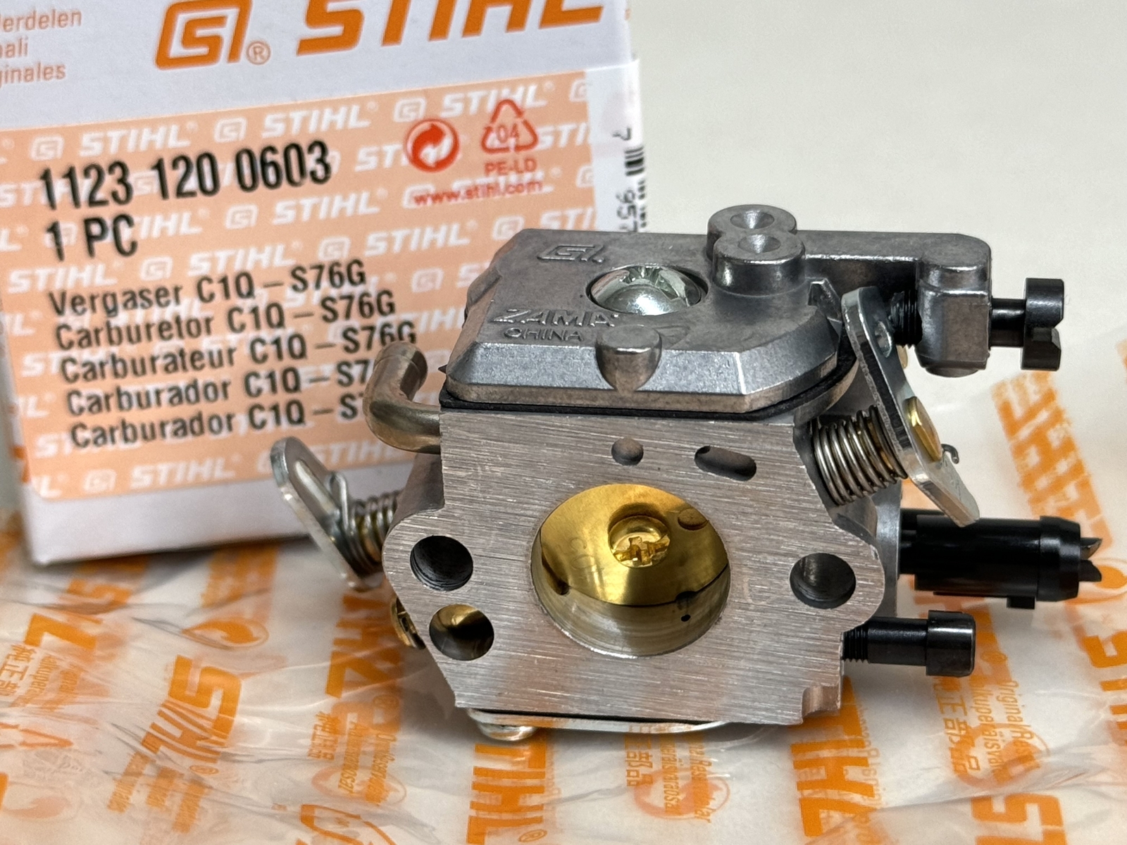 STIHL OEM ZAMA CARBURETOR 1123 120 0603 MS250 MS230 C1Q-S76G : MS 250 230 - Picture 6 of 9