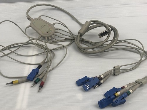 Philips ECG Patient Cable M2462A Cardio Medical Monitor Lead Wire