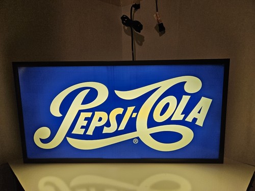 非売品　PEPSI ペプシ ネオン サイン Vintage Rare Pepsi-Cola Flourescent Light Up Promotional