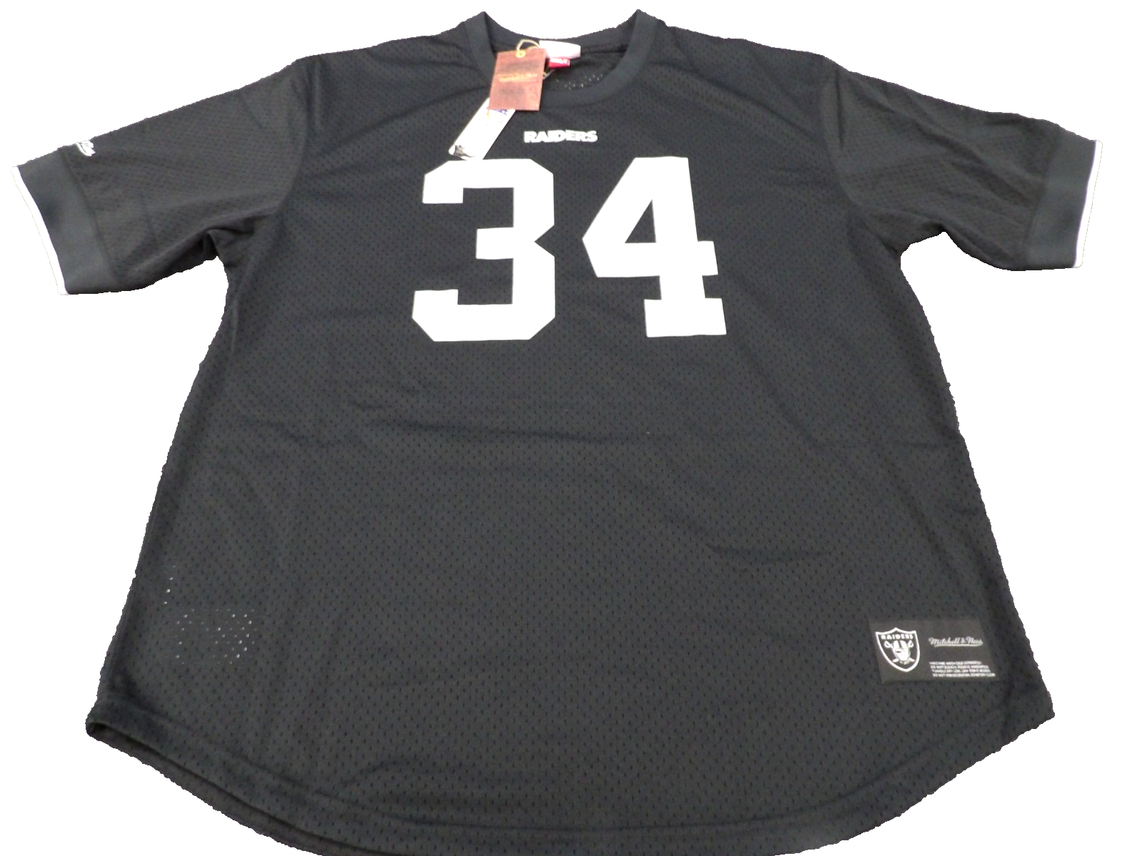 MITCHELL & NESS NFL LOS ANGELES RAIDERS BO JACKSON BLACK MESH
