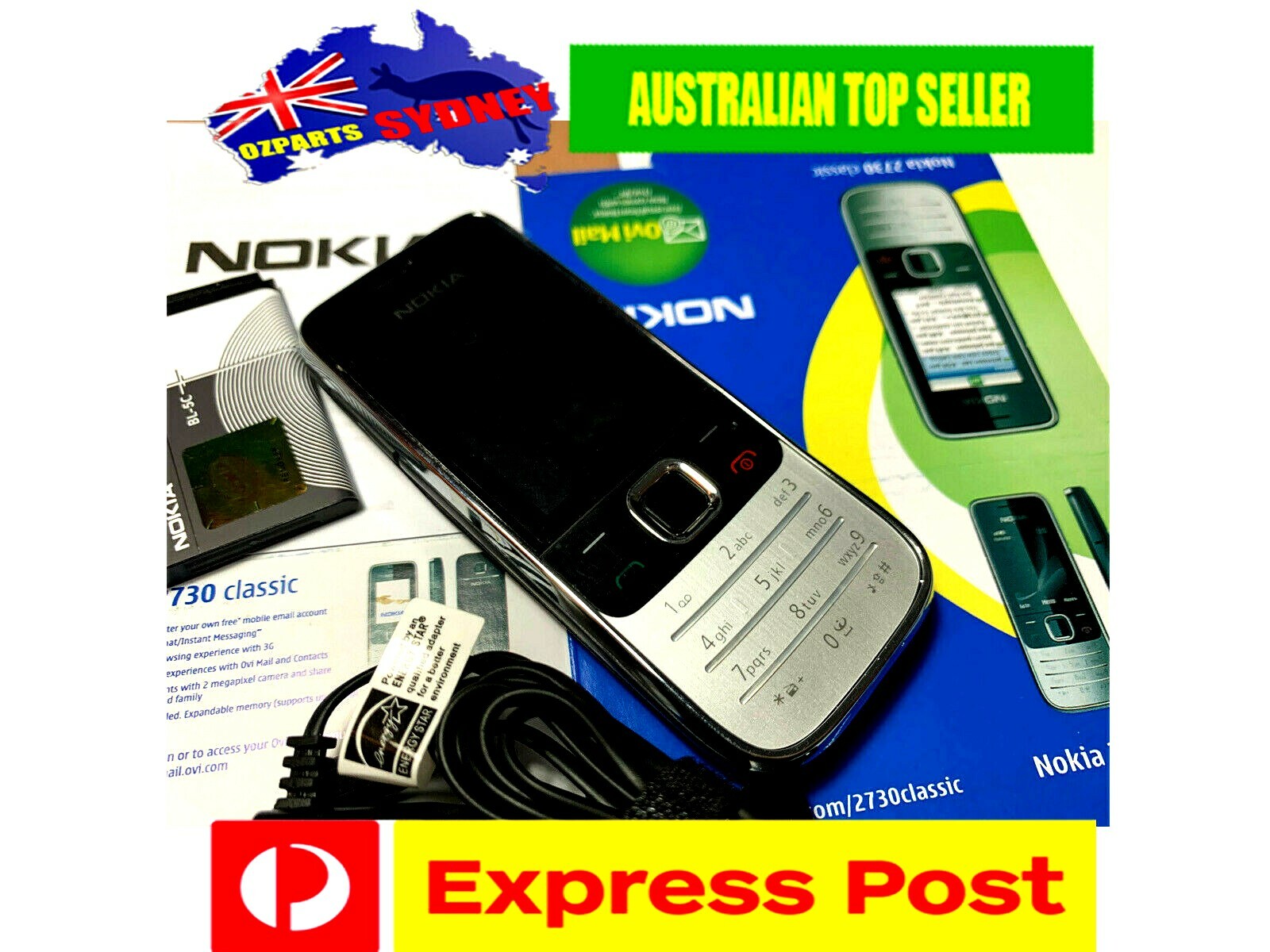 New ORIGINAL NOKIA 2730 classic 2730C Unlocked MOBILE PHONE