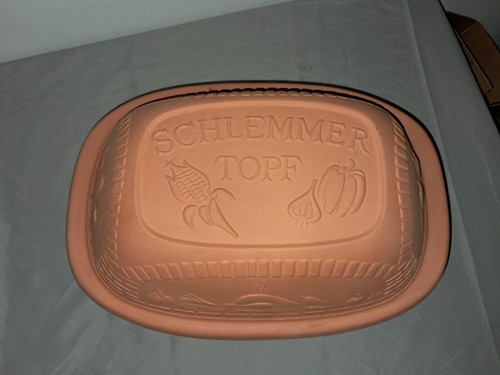 Vintage Schlemmer-Topf German Clay baker~Made in Germany