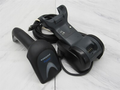 Datalogic Gryphon GBT4400 Wireless Bluetooth Barcode Scanner w/ Cradle & Cable