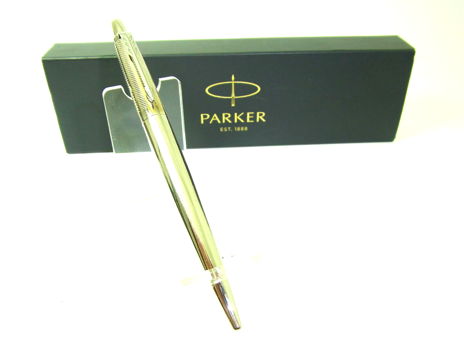 NEW / NOS Modern PARKER Ballpoint Pen Patterned in Box | eBay