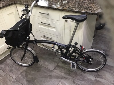 Brompton M1E (2015) Single Gear Folding Bike