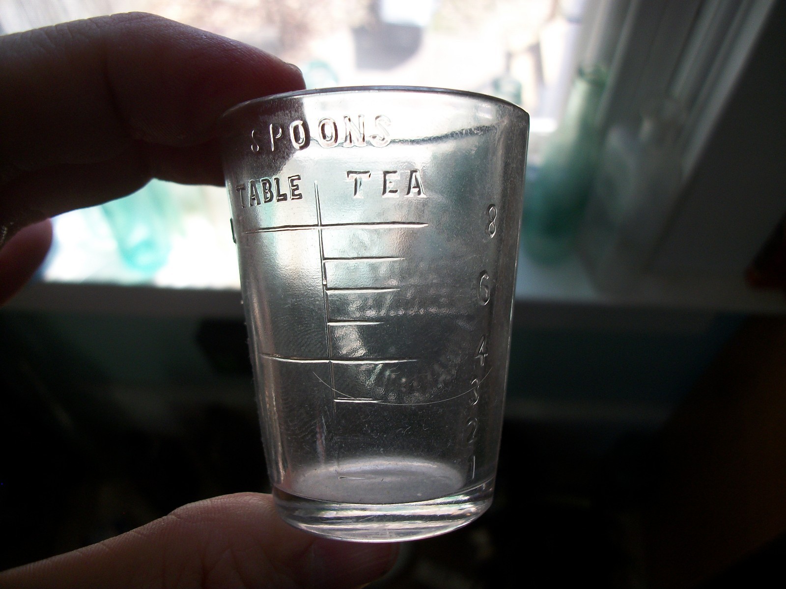 DR JJ KERR'S FAMILY MEDICINES INDIANAPOLIS INDIANA MEDICINE MEASURING DOSE GLASS