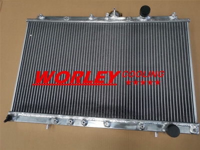 42mm 2 core Race Aluminum Radiator FOR Mitsubishi Lancer EVO 1 2 3 MT manual new