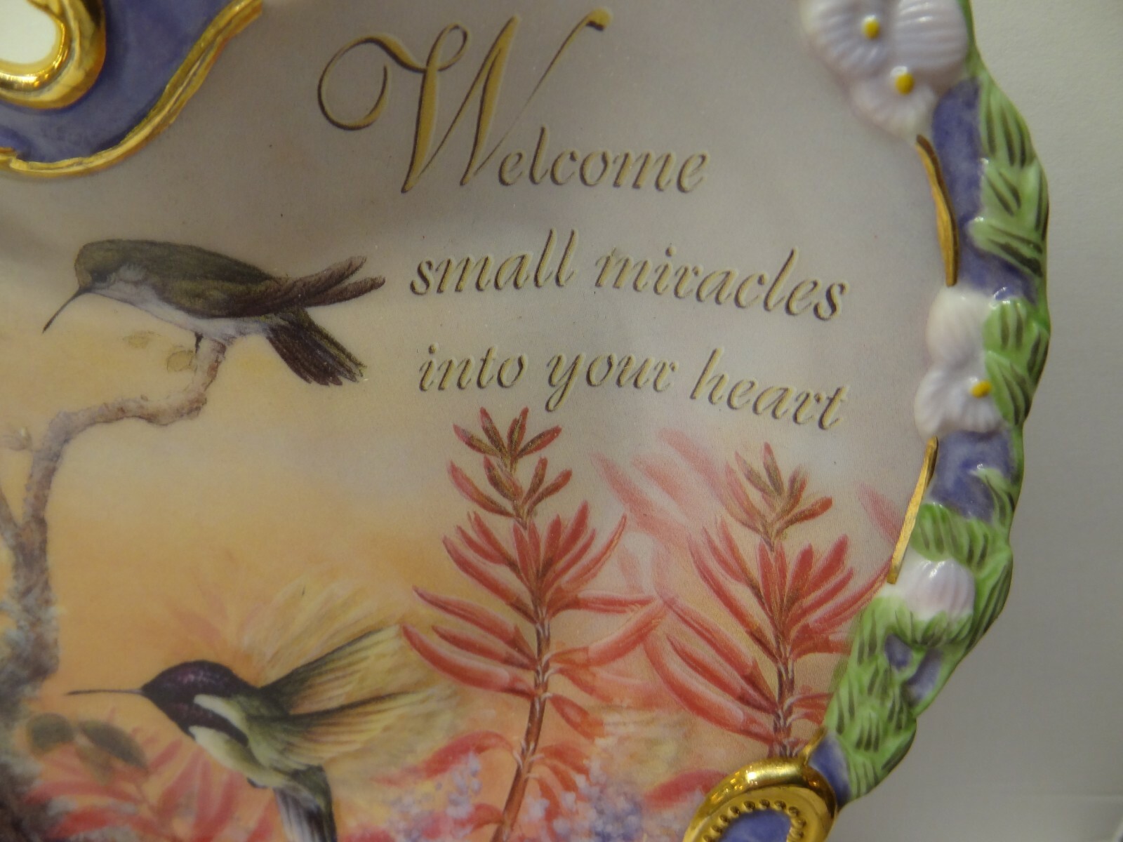 BRADFORD EXCHANGE WELCOME MIRACLES GIFTS OF YOUR HEART LIMITED EDITION PLATE