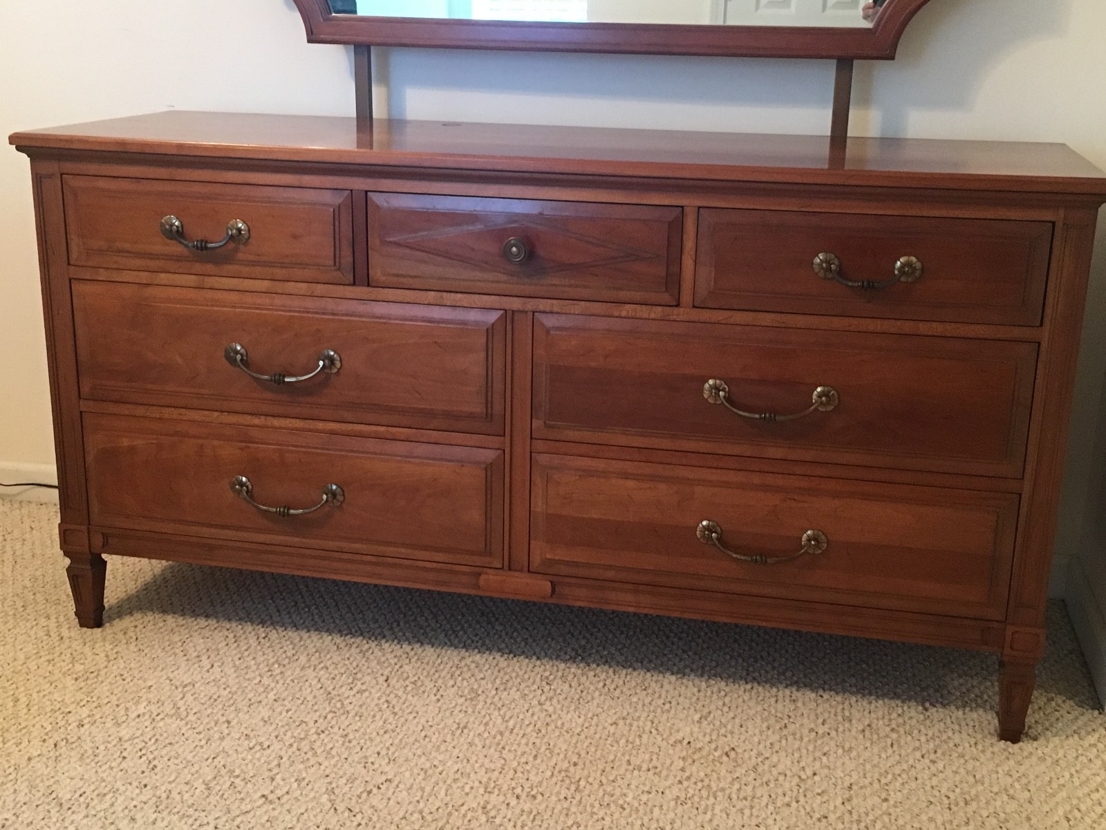 Davis Cabinet Co. Solid Cherry Bedroom suite