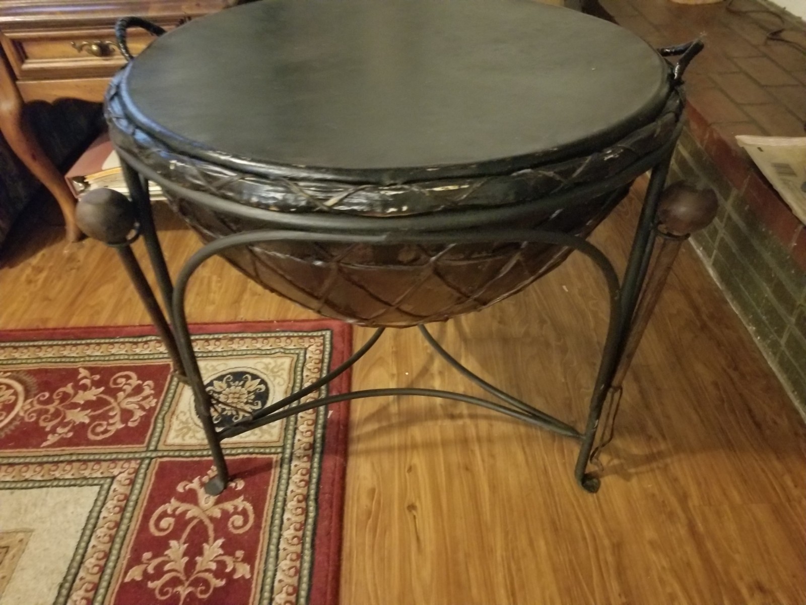 Large Kettle Drum Music Great Condition 24