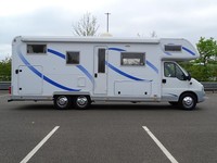 2005 FIAT 2.8 DIESEL BURSTNER 747 TAG AXLE MOTORHOME 6 BERTH 6 BELT HUGE GARAGE