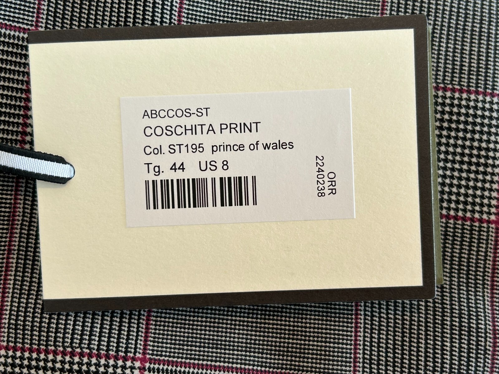 Pre-owned Chiara Boni Coschita Plaid Dress 8u.s./44it-lightweight Summer Fabric In Gray, Multi