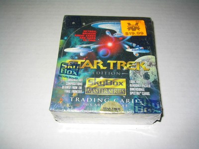 1993 SKYBOX MASTERS SERIES STAR TREK TRADING CARDS SEALED BOX OF 36 PACKS (572)