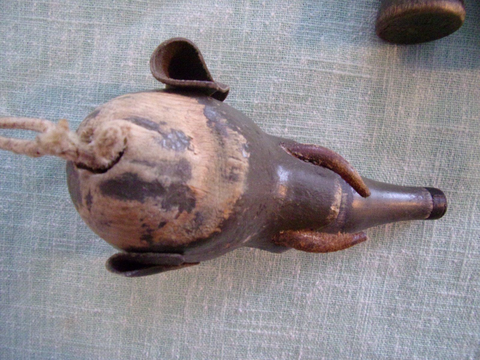 Schoenhut Antique Large Jointed Wooden Circus Elephant Painted Eye REPAIR PARTS