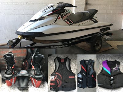 2013 Yamaha FX Cruiser SHO + Zapata Racing Flyboard Legend + 3 Adult Life Vests