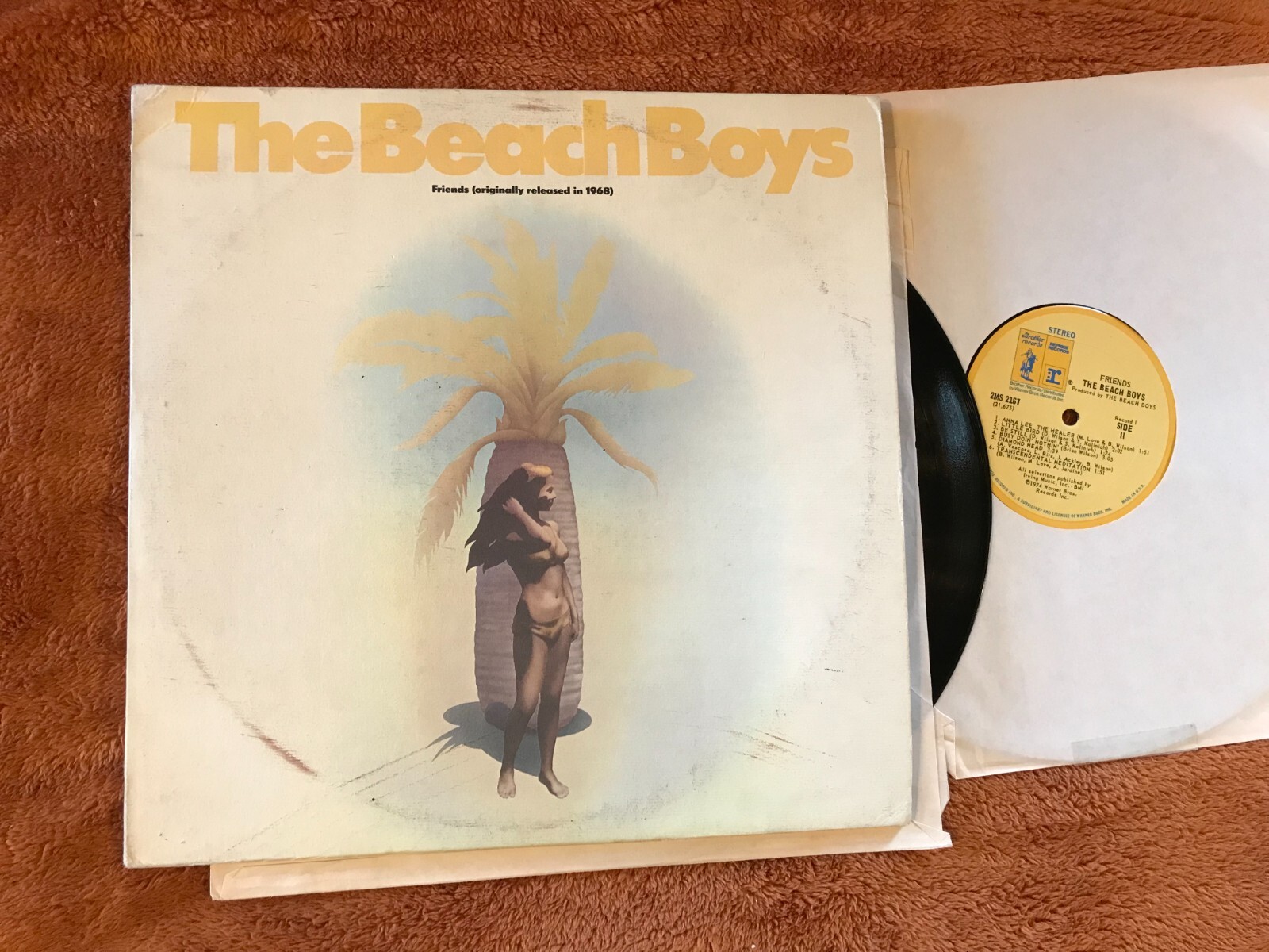 希少USorg盤 The Beach Boys Friends LP THE BEACH BOYS FRIENDS [NEW LP] REISSUE 12