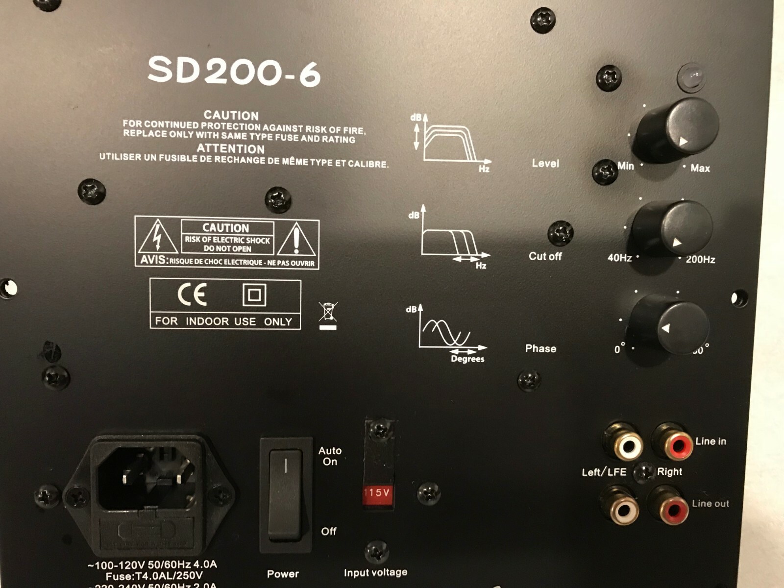 YUNG SD200-6 REPLACEMENT PLATE AMPLIFIER - BRAND NEW #2 - FREE SHIPPING